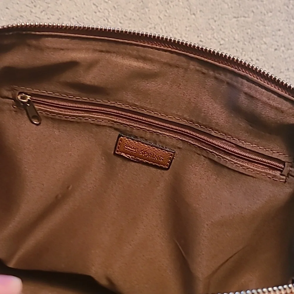 Neutral Colorblock Purse - Picture 5 of 6